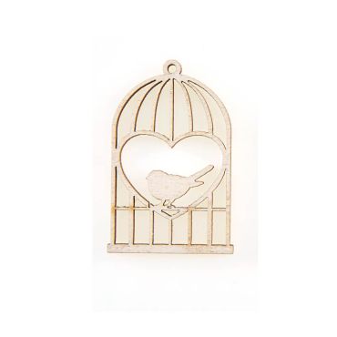 6 mini cages à oiseaux décoratives
