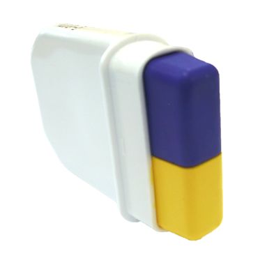 Stick de Maquillage Bicolore Jaune et Bleu