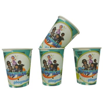 6 Gobelets - Playmobil Super 4