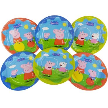 6 Assiettes Peppa Pig
