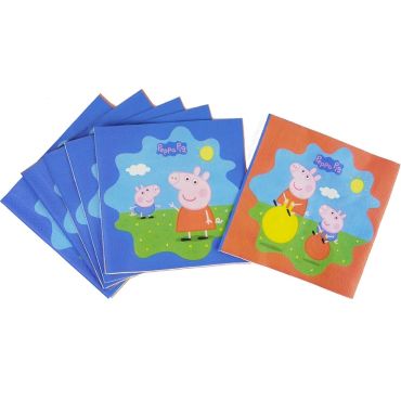 20 Serviettes Peppa Pig