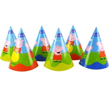 6 Chapeaux Pointus Peppa Pig 6 Chapeaux Pointus Peppa Pig