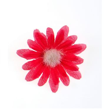 6 Marguerites en Tissu - Fuchsia
