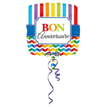 Ballon hélium - "Bon anniversaire" Ballon hélium - "Bon anniversaire"