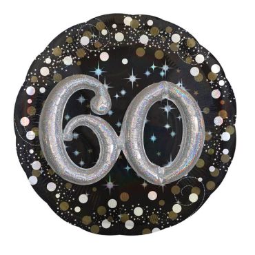Ballon Métallique Hélium - 60 ans 
