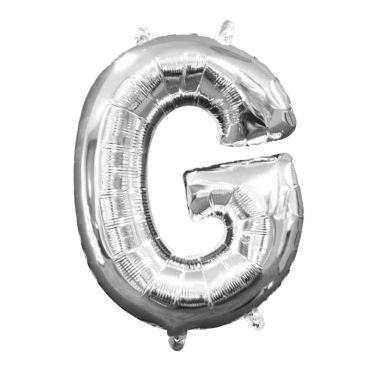 Ballon à air Lettre "G" - Argenté