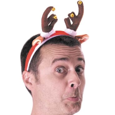 Serre-Tête de Noël - Renne et Grelots Serre-Tête de Noël - Renne et Grelots