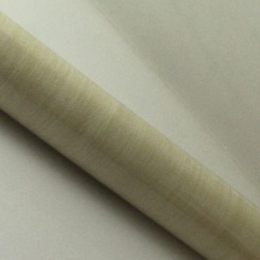 Rouleau de Nappe Airlaid Rayé Crème - 7 m
