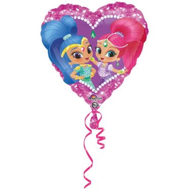 Ballon métallique coeur - Shimmer and Shine