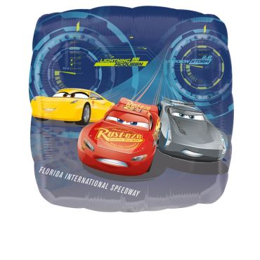 Ballon métallique Lightning McQueen - Cars 3