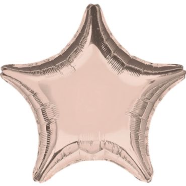 Ballon à air Etoile Métallique Rose Cuivré