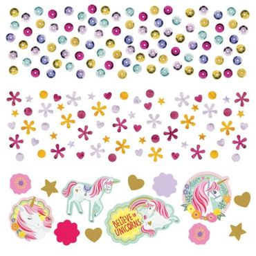 Confettis de Table - Licorne Magique | jourdefete.com