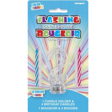 Bougie clignotante - Chiffre 2