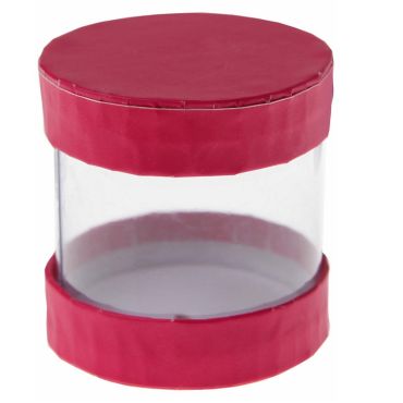Boite à Dragées Ronde - Fuchsia