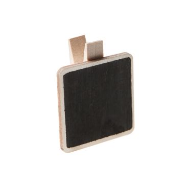 Porte-nom ardoise carrée x6 - Coloris naturel