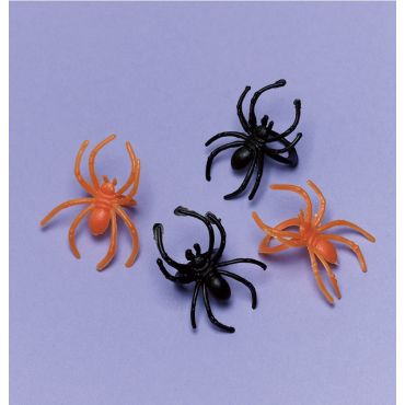 30 Bagues Araignée en Plastique