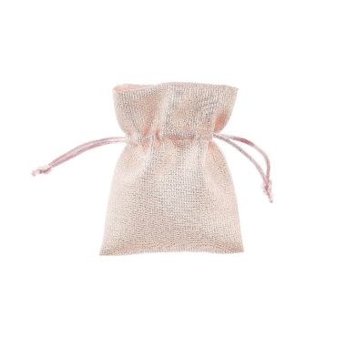 sachet-rose-brillant-ceremonie-dragees | jourdefete.com
