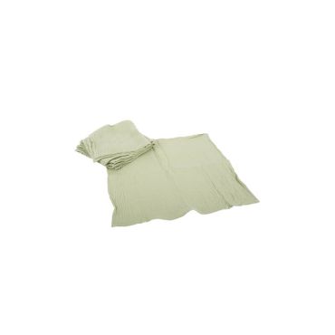 Chemin de table Coton Effet Tissé Chiné Sable 28 cm x 5 m Lavable à 30° | jourdefete.com