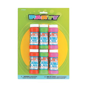 Bouteilles à bulles x6