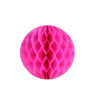 2 Boules Alvéolées à Suspendre 10 cm - Fuchsia
