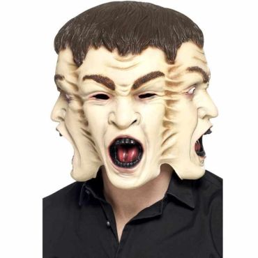 Masque latex triple visage