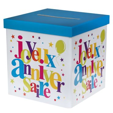 Urne "Joyeux Anniversaire" - Multicolore