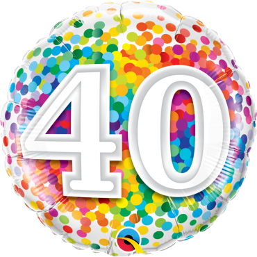 Ballon hélium 40 ans Ballon hélium 40 ans