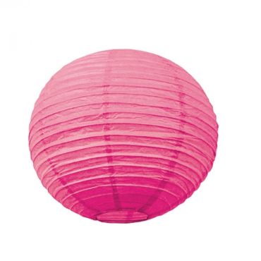 Lanterne Japonaise en Papier Fuchsia - 15 cm