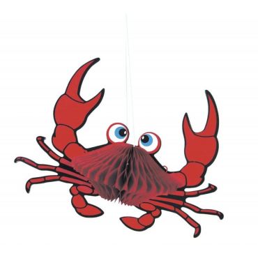 Décoration Crabe Alvéolé