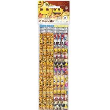 Joujoux - 8 Crayons de papier Emoji