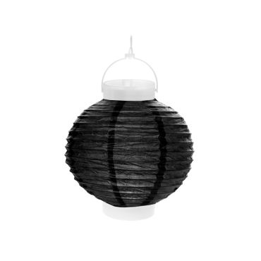 Lampion Lumineux 20 cm - Noir