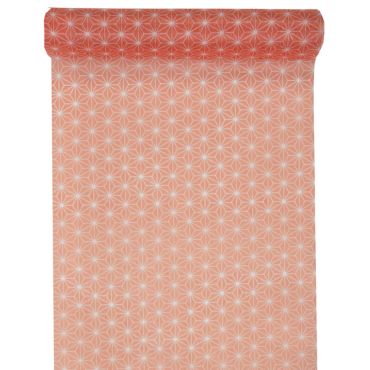 Chemin de table géométrique - Corail