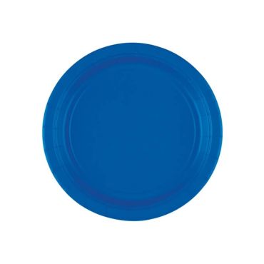 Sachet de 8 assiettes Bleu Roi - 17,8 cm
