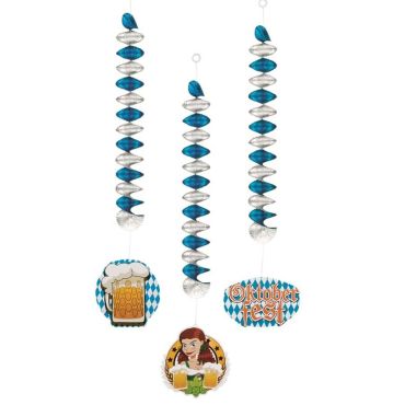 Sachet de 3 décorations Spirale Oktoberfest