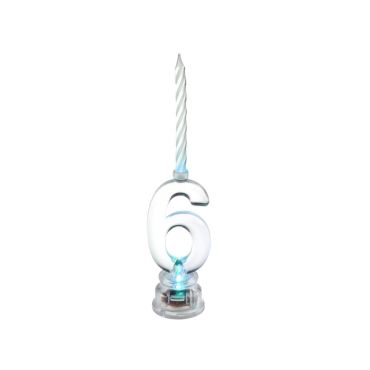Bougie Led Chiffre 6
