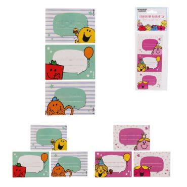 6 étiquettes cadeaux Monsieur Madame™, couleur au choix | jourdefete.com