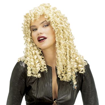 Perruque Cheveux Blonds crêpés