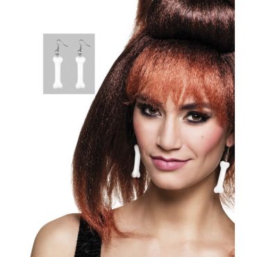 Boucles d'Oreilles Os Femme des Cavernes Boucles d'Oreilles Os Femme des Cavernes