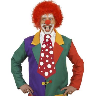 Maxi Cravate de Clown - Rouge