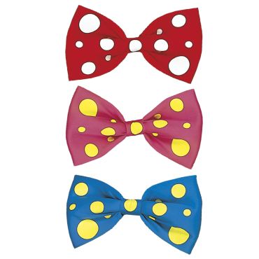 Accessoire Maxi Noeud Papillon Clown - Coloris au Choix