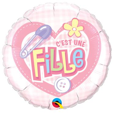 Ballon Hélium "C'est une fille" Ballon Hélium "C'est une fille"