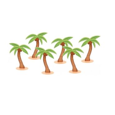 6 Palmiers Décoratifs
