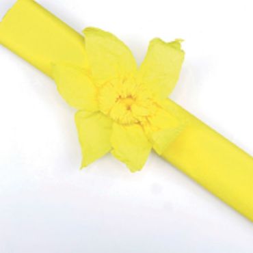 Rouleau papier crépon 10m – Jaune