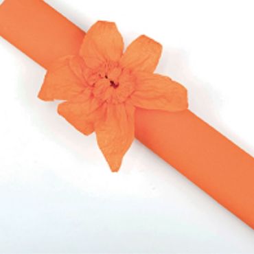 Rouleau papier crépon 10m – Orange