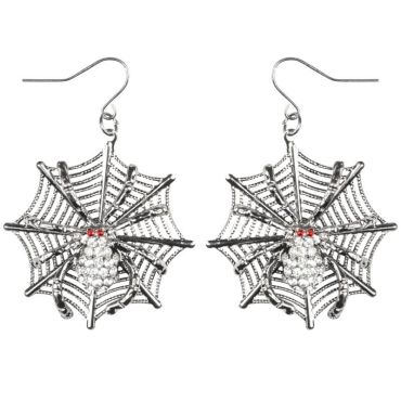 Boucles d'Oreilles Araignées avec Strass