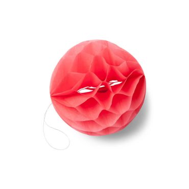 8 boules alvéolées - Corail