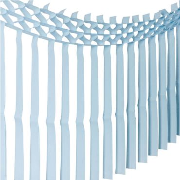 Guirlande à Franges 3 mètres - Bleu Ciel Guirlande à Franges 3 mètres - Bleu Ciel