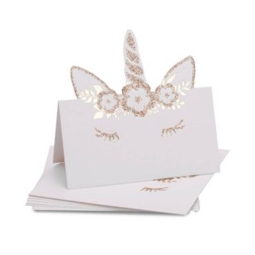 Sachet de 8 Marque-Places "Jolie Licorne"