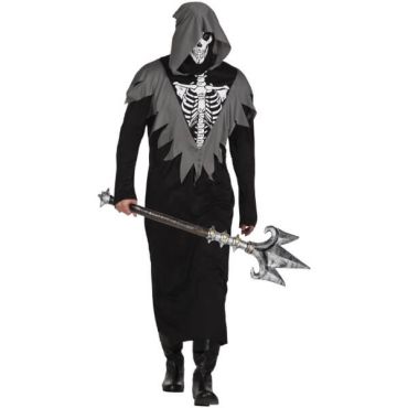Déguisement de squelette de la mort pour homme