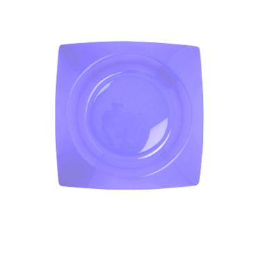 Lot de 8 assiettes frenchy réutilisables - Diamètre 23,5 cm - Lilas | jourdefete.com